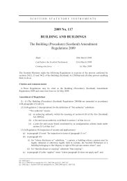 Building (Procedure) (Scotland) Amendment Regulations 2009