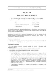 Building (Scotland) Amendment Regulations 2009