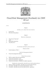 Flood Risk Management (Scotland) Act 2009. asp 6