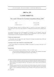 Lands Tribunal for Scotland Amendment Rules 2009