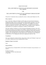 Executive Note to the Lands Tribunal for Scotland Amendment Rules 2009 (SSI 2009/259) and Lands Tribunal for Scotland Amendment (Fees) Rules 2009 (SSI 2009/260)