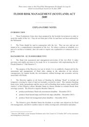 Explanatory Notes to the Flood Risk Management (Scotland) Act 2009. asp 6