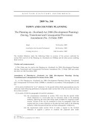 Planning etc. (Scotland) Act 2006 (Development Planning) (Saving, Transitional and Consequential Provisions) Amendment (No.2) Order 2009