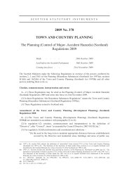 Planning (Control of Major-Accident Hazards) (Scotland) Regulations 2009