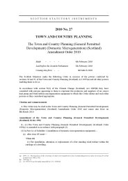 Town and Country Planning (General Permitted Development) (Domestic Microgeneration) (Scotland) Amendment Order 2010