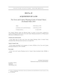 Town and Country Planning (Limit of Annual Value) (Scotland) Order 2010