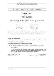 Fire Safety (Scotland) Amendment Regulations 2010