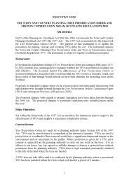 Executive Note to the Town and Country Planning (Tree Preservation Order and Trees in Conservation Areas) (Scotland) Regulations 2010. SSI 2010/434