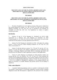 Executive Note to the Town and Country Planning (Modification and Discharge of Planning Obligations) (Scotland) Regulations 2010. SSI 2010/432 and Town and Country Planning (Modification and Discharge of Good Neighbour Agreement) (Scotland) Regulations 2010. SSI 2010/433