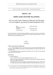 Town and Country Planning (Modification and Discharge of Good Neighbour Agreement) (Scotland) Regulations 2010