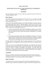 Executive Note to the Housing (Scotland) Act 2010 (Consequential Amendment) Order 2010. SSI 2010/469