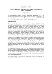 Executive Note to the Environmental Liability (Scotland) Amendment Regulations 2011. SSI 2011/116