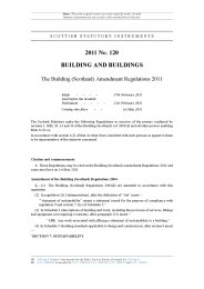 Building (Scotland) Amendment Regulations 2011