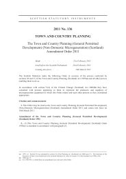 Town and Country Planning (General Permitted Development) (Non-Domestic Microgeneration) (Scotland) Amendment Order 2011