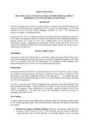 Executive Note to the Town and Country Planning (Environmental Impact Assessment) (Scotland) Regulations 2011. SSI 2011/139