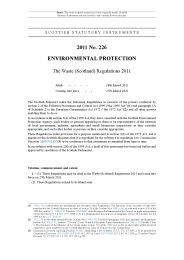 Waste (Scotland) Regulations 2011