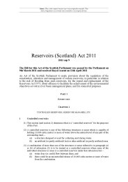 Reservoirs (Scotland) Act 2011. asp 9