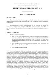 Explanatory Notes to the Reservoirs (Scotland) Act 2011. asp 9