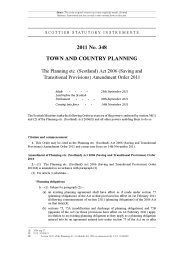 Planning etc. (Scotland) Act 2006 (Saving and Transitional Provisions) Amendment Order 2011