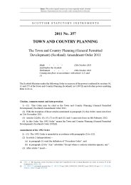 Town and Country Planning (General Permitted Development) (Scotland) Amendment Order 2011