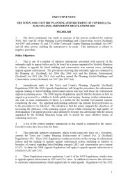 Executive Note to the Town and Country Planning (Enforcement of Control) (No.2) (Scotland) Amendment Regulations 2011. SSI 2011/383