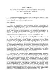 Executive Note to the Town and Country Planning (Inquiries Procedure) (Scotland) Amendment Rules 2011. SSI 2011/379