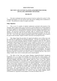 Executive Note to the Town and Country Planning (Inquiries Procedure) (Scotland) Amendment Rules 2011. SSI 2011/379