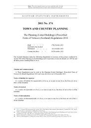 Planning (Listed Buildings) (Prescribed Form of Notices) (Scotland) Regulations 2011