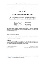 Pollution Prevention and Control (Designation of Industrial Emissions Directive) (Scotland) Order 2011