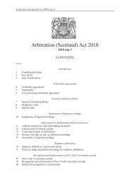 Arbitration (Scotland) Act 2010. asp 1