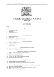 Arbitration (Scotland) Act 2010. asp 1