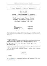 Town and Country Planning (General Permitted Development) (Fish Farming) (Scotland) Amendment Order 2012