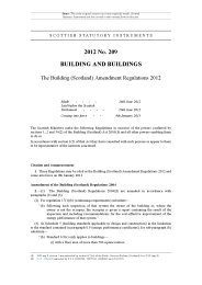 Building (Scotland) Amendment Regulations 2012