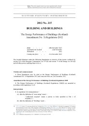 Energy Performance of Buildings (Scotland) Amendment (No.3) Regulations 2012