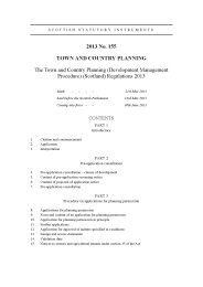 Town and Country Planning (Development Management Procedure) (Scotland) Regulations 2013