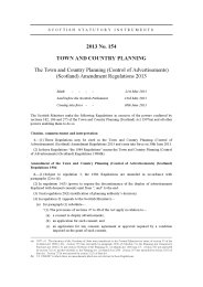 Town and Country Planning (Control of Advertisements) (Scotland) Amendment Regulations 2013