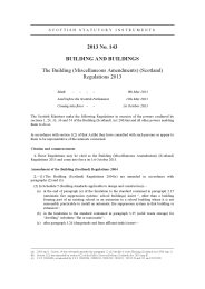 Building (Miscellaneous Amendments) (Scotland) Regulations 2013