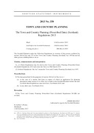 Town and Country Planning (Prescribed Date) (Scotland) Regulations 2013