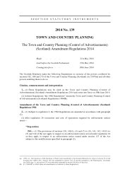 Town and Country Planning (Control of Advertisements) (Scotland) Amendment Regulations 2014