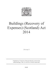 Buildings (Recovery of Expenses) (Scotland) Act 2014. asp 13