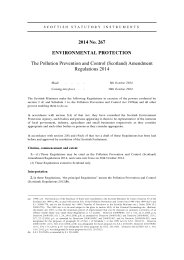 Pollution Prevention and Control (Scotland) Amendment Regulations 2014