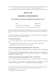 Building (Scotland) Amendment Regulations 2015