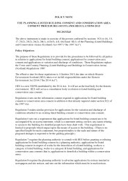 Policy Note to the Planning (Listed Building Consent and Conservation Area Consent Procedure) (Scotland) Regulations 2015. SSI 2015/243