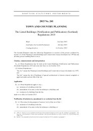 Listed Buildings (Notification and Publication) (Scotland) Regulations 2015