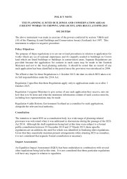 Policy Note to the Planning (Listed Buildings and Conservation Areas) (Urgent Works to Crown Land) (Scotland) Regulations 2015. SSI 2015/240
