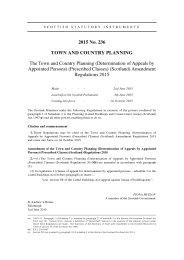 Town and Country Planning (Determination of Appeals by Appointed Persons) (Prescribed Classes) (Scotland) Amendment Regulations 2015