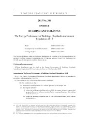 Energy Performance of Buildings (Scotland) Amendment Regulations 2015