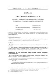 Town and Country Planning (General Permitted Development) (Scotland) Amendment Order 2016