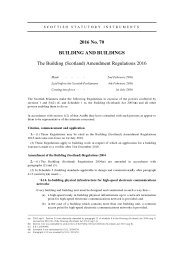 Building (Scotland) Amendment Regulations 2016