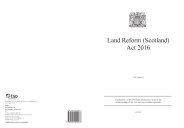 Land Reform (Scotland) Act 2016. asp 18